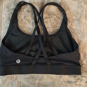 Lululemon black sports bra